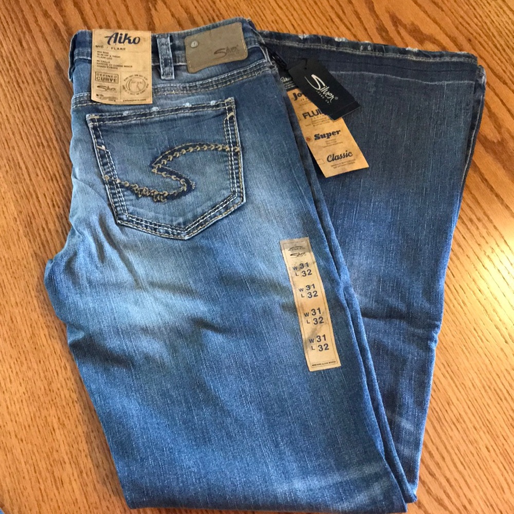 Silver Aiko Jeans